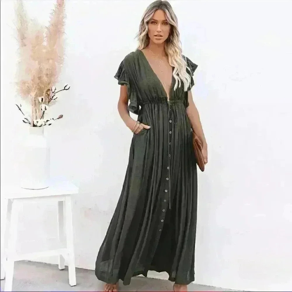Bohemian Bikini Casual Summer Cover Up